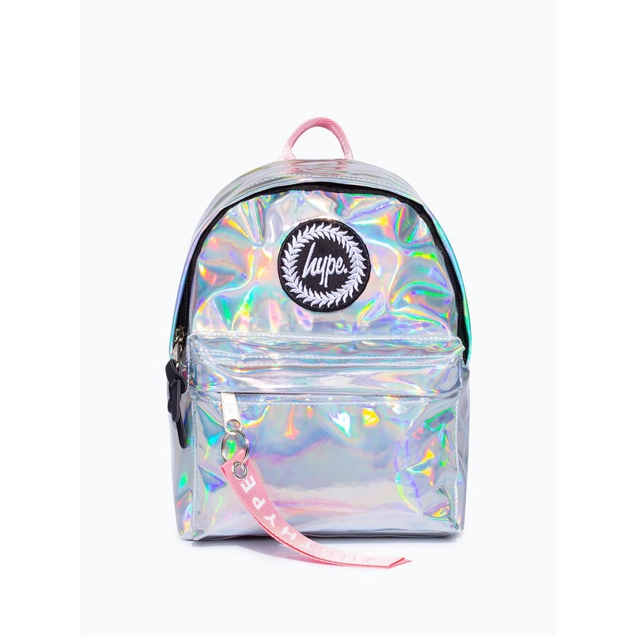 Hype Silver Holo Mini Backpack – Swadha's