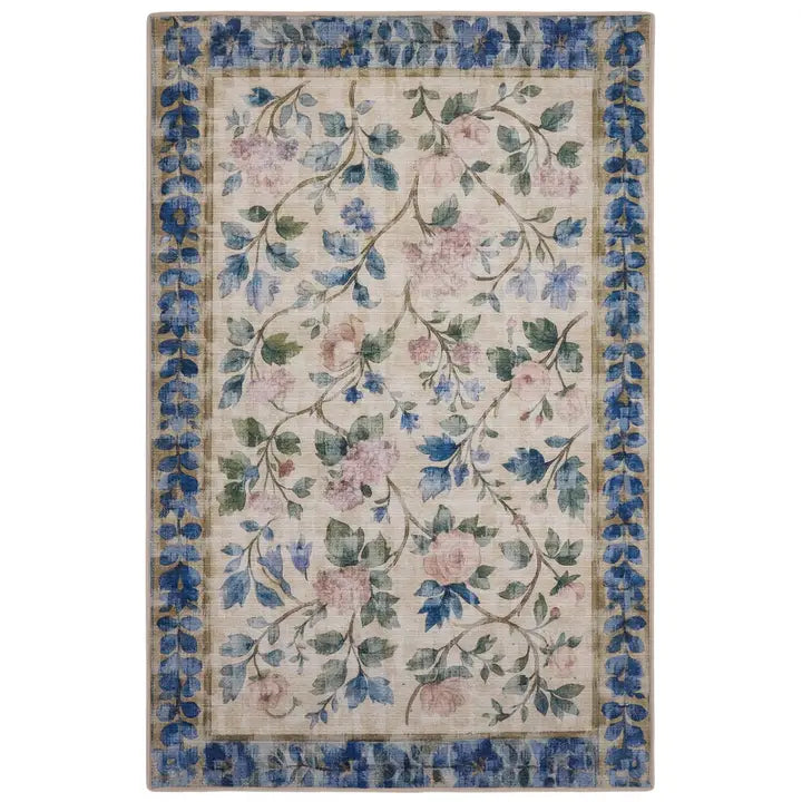 Eco-Washable Lady Rose Rug