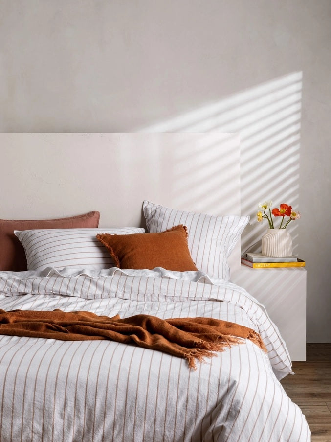 Burton Tobacco Linen Throw – Swadha's