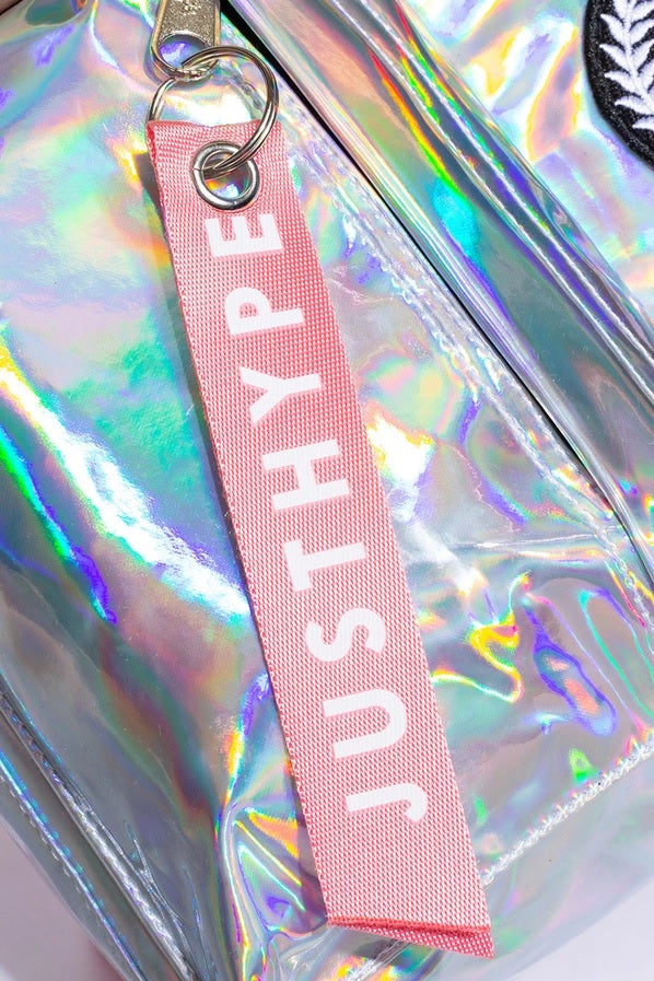 hype holographic mini backpack Hype Silver Holo Mini Backpack – Swadha's